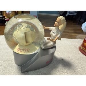 Barbie‎ 2000 Celebrating the New Millenium Snow Globe Music Box